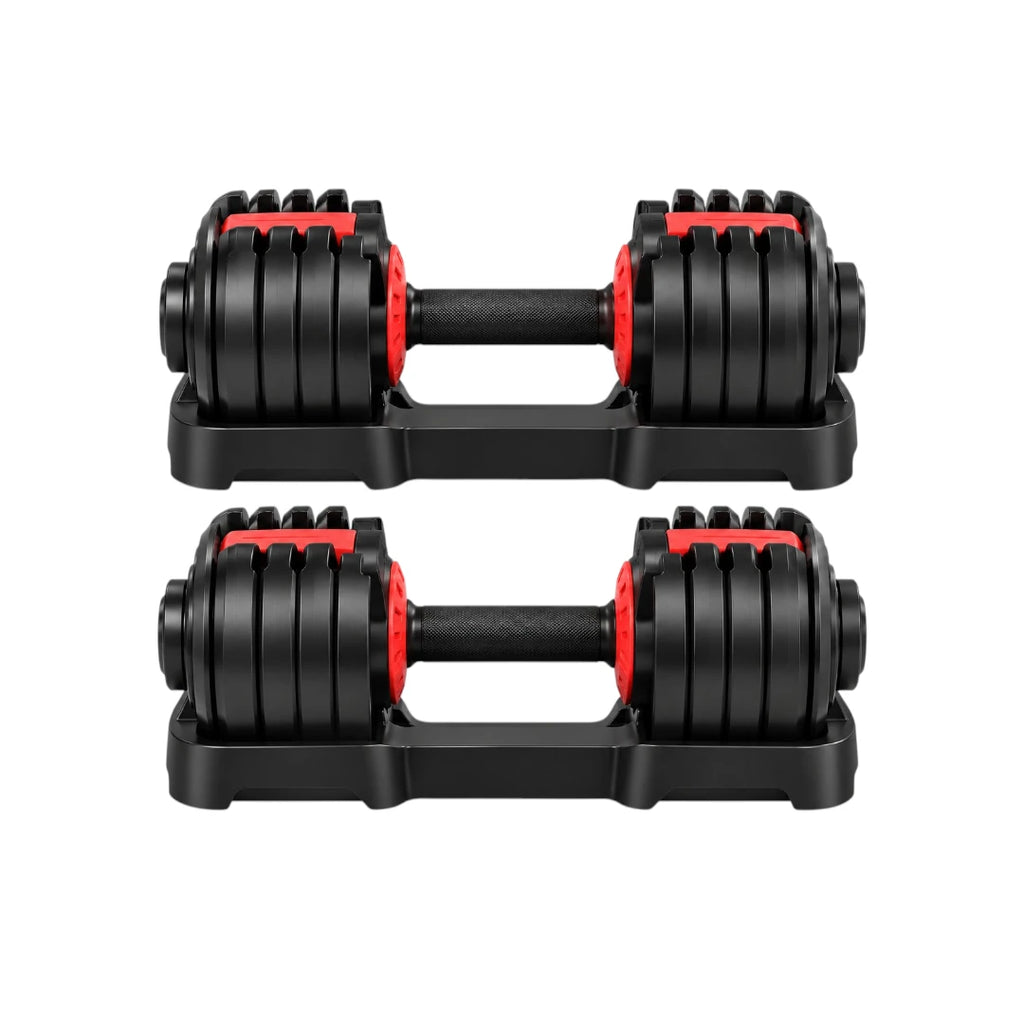 Sadlo Adjustable Dumbbell Set with Storage Trays