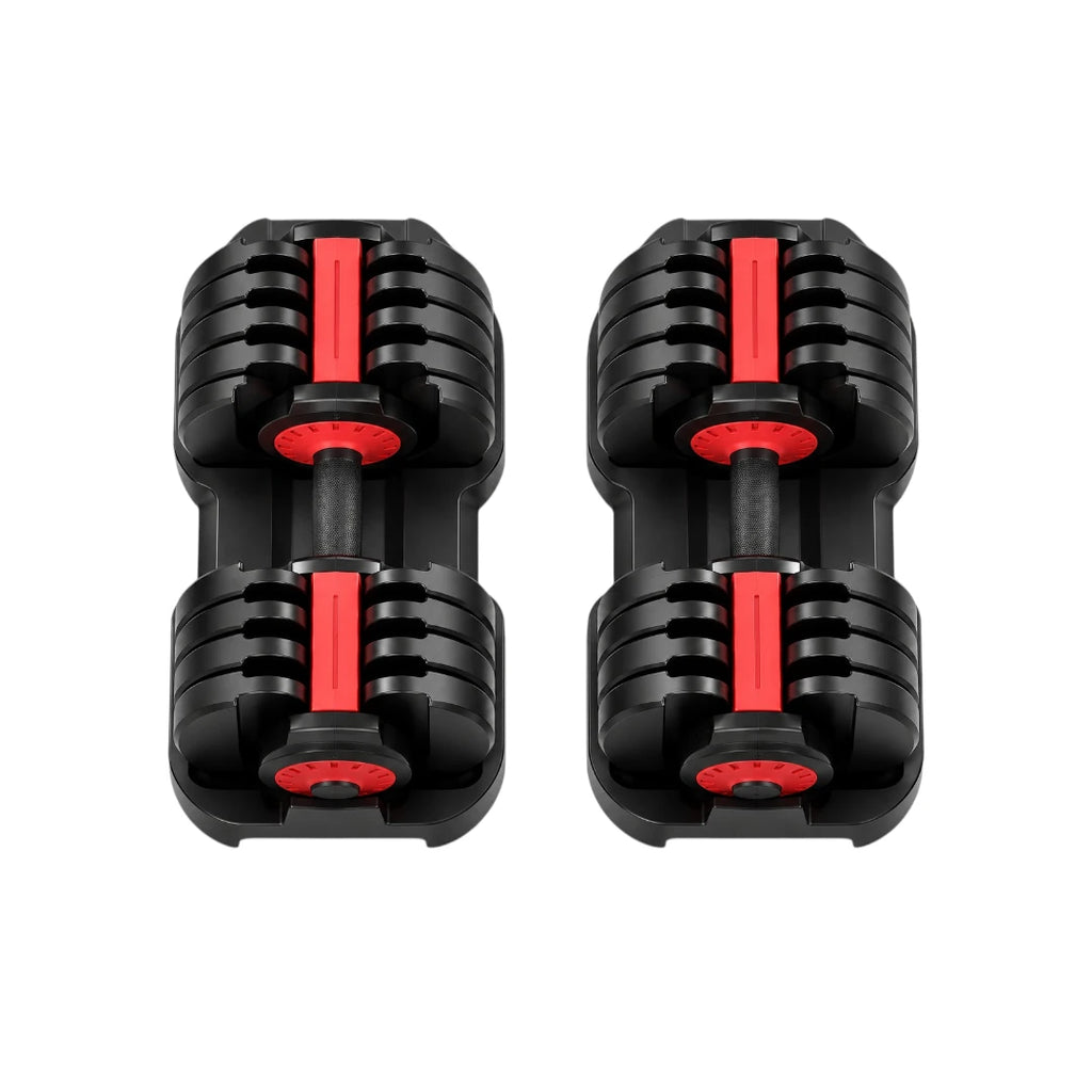 Sadlo Adjustable Dumbbell Set with Storage Trays