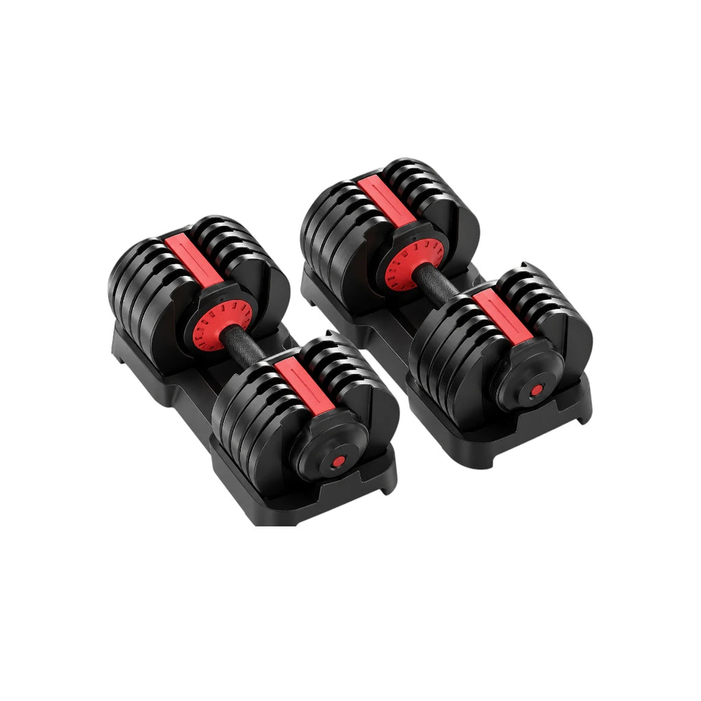 Sadlo Adjustable Dumbbell Set with Storage Trays
