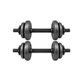 Dumbbels Adjustable Dumbbell Set with Threaded Handles Weight Plates