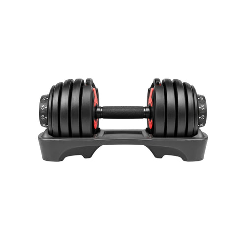Adjustable Dumbbell Set with Storage Trays