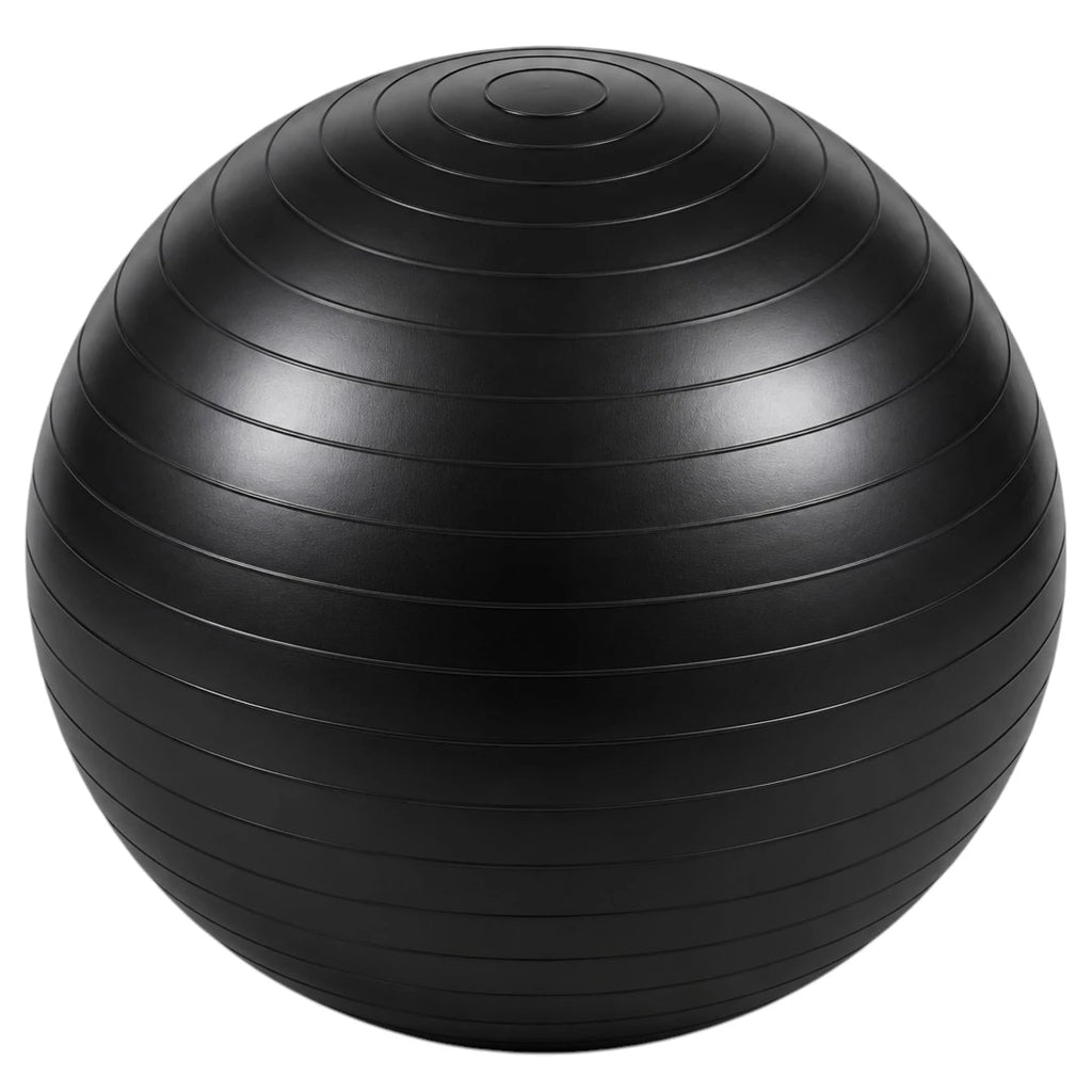 Sadlo Black Textured Exercise Ball for Yoga Fitness and Balance Training