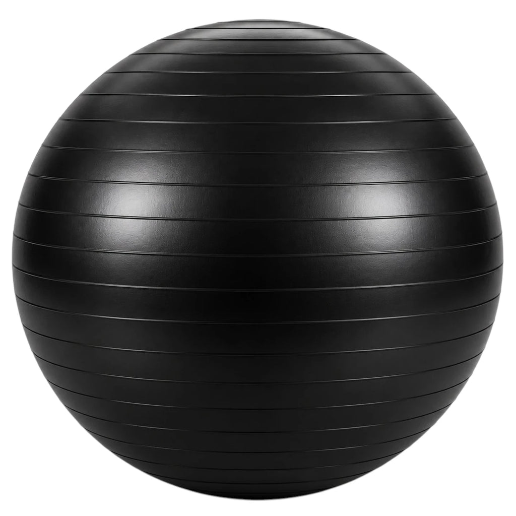 Sadlo Black Textured Exercise Ball for Yoga Fitness and Balance Training