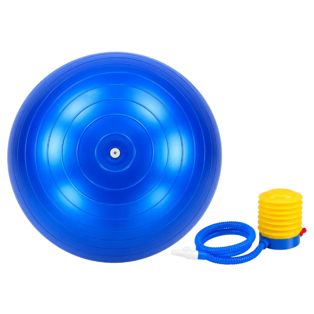 Sadlo Blue Exercise Ball with Air Pump for Fitness and Yoga