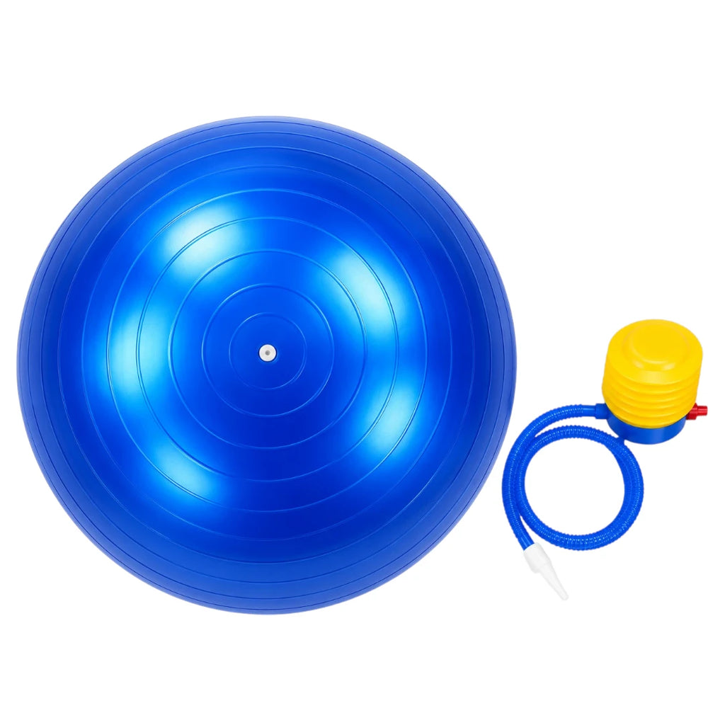 Sadlo Blue Exercise Ball with Air Pump for Fitness and Yoga