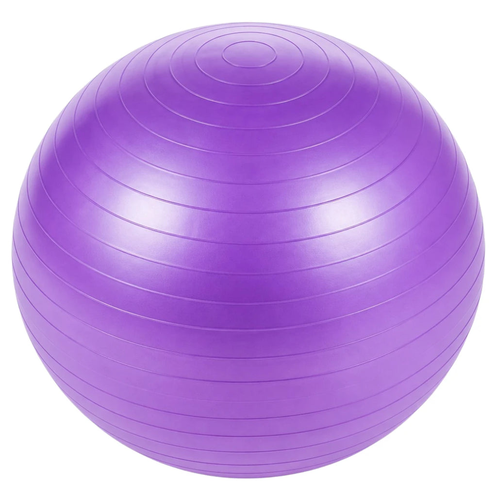 Sadlo Purple Exercise Ball for Yoga Fitness and Balance Training