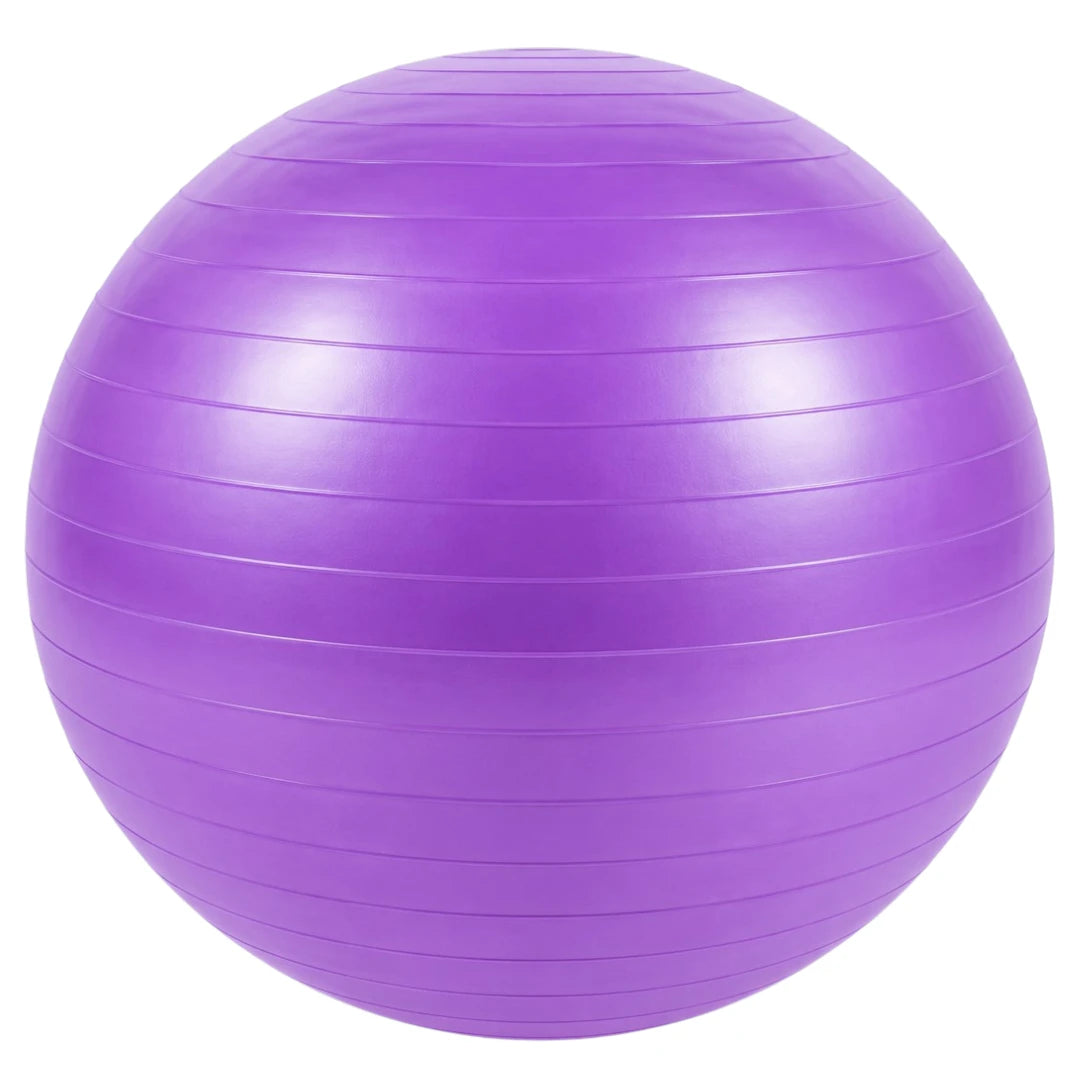 Sadlo Purple Exercise Ball for Yoga Fitness and Balance Training
