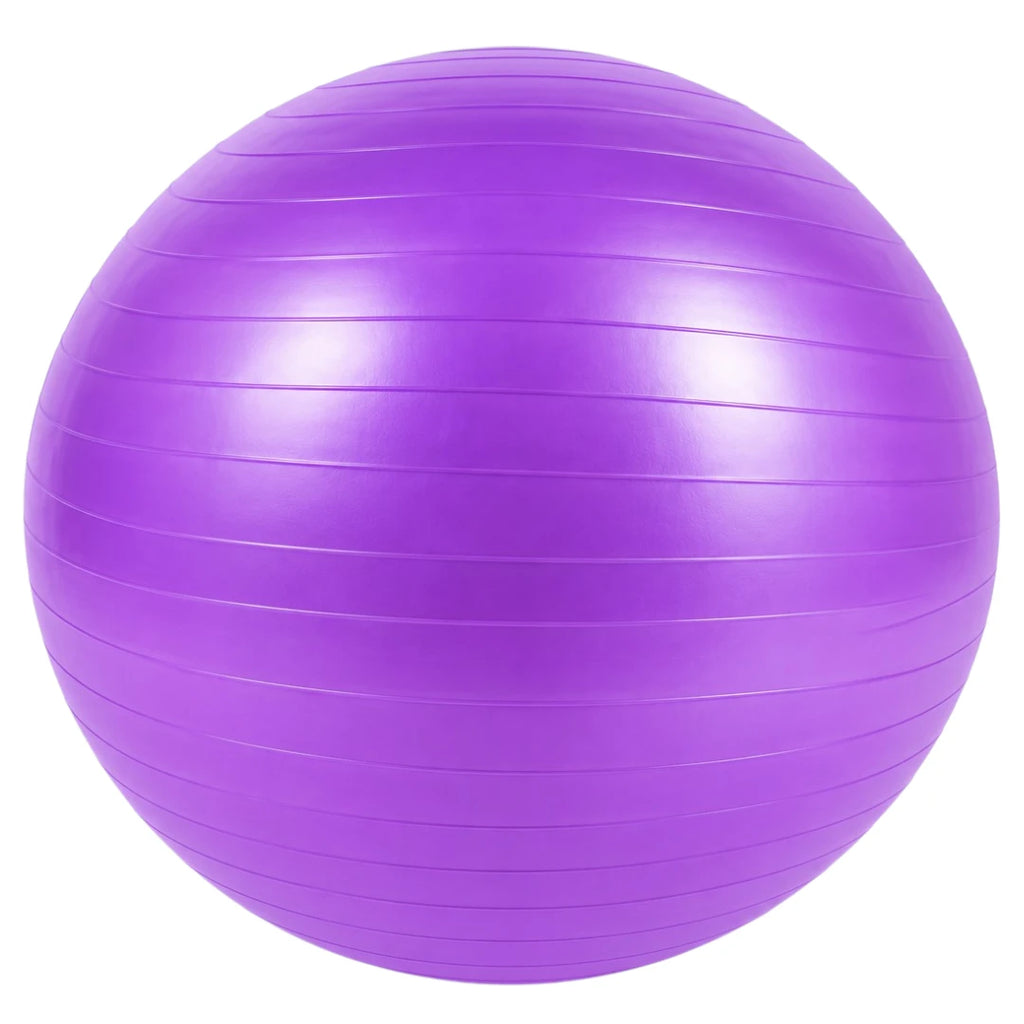 Sadlo Purple Exercise Ball for Yoga Fitness and Balance Training