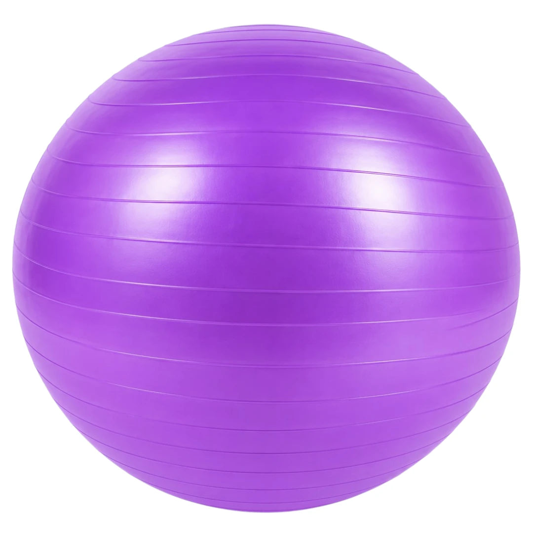 Sadlo Purple Exercise Ball for Yoga Fitness and Balance Training