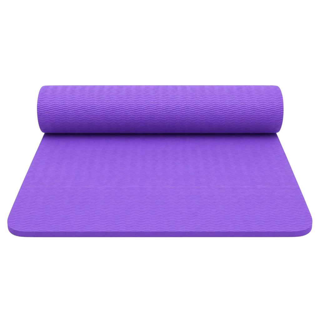 Sadlo Purple Textured Exercise Mat for Yoga Fitness and Home Workouts