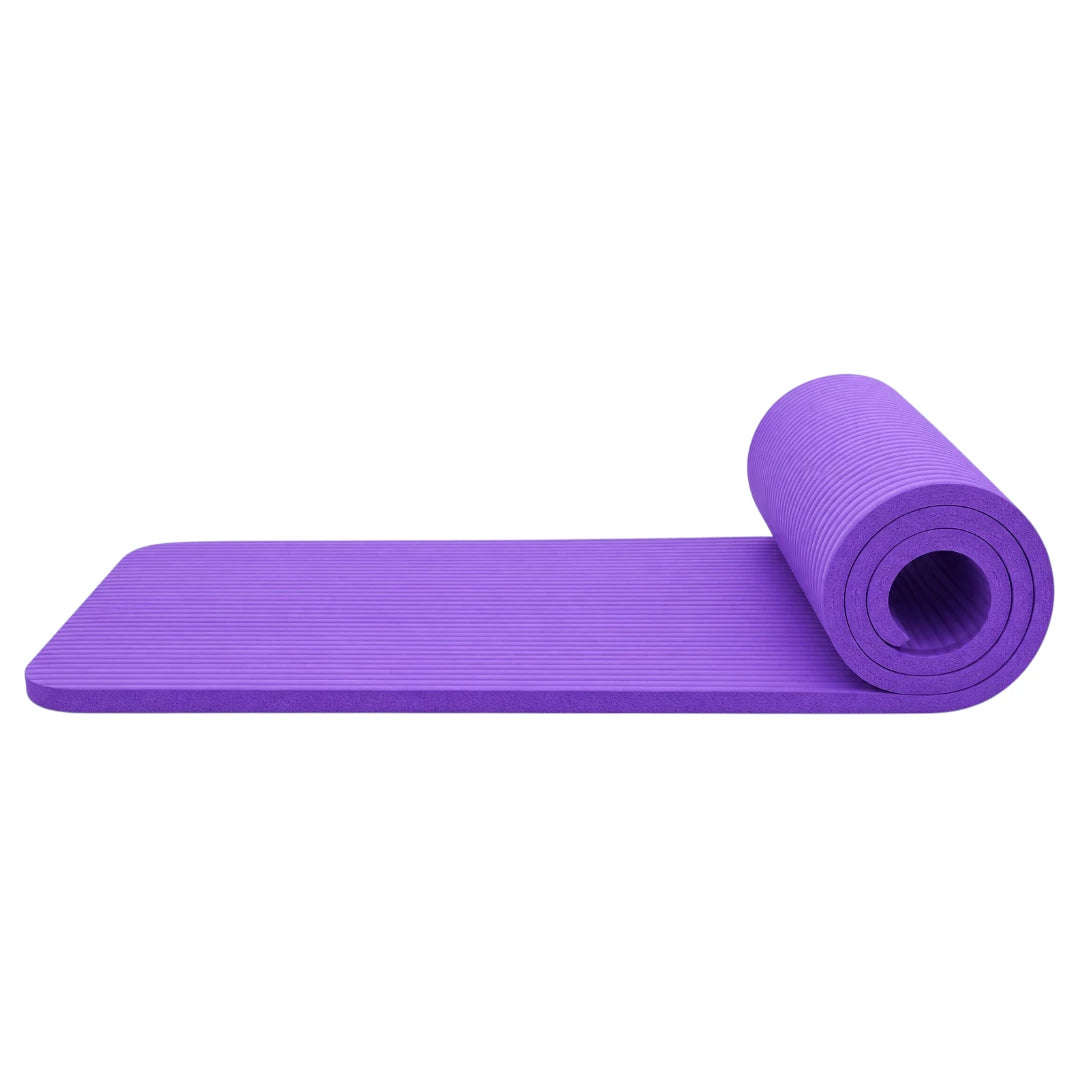 Sadlo Purple Textured Exercise Mat for Yoga Fitness and Home Workouts