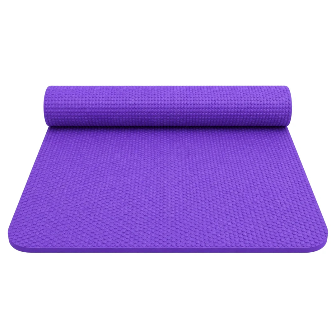 Sadlo Purple Textured Exercise Mat for Yoga Fitness and Home Workouts