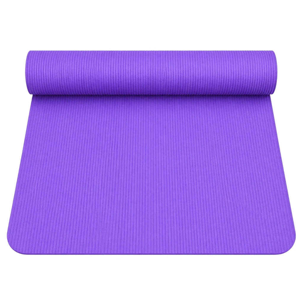 Sadlo Purple Textured Exercise Mat for Yoga Fitness and Home Workouts