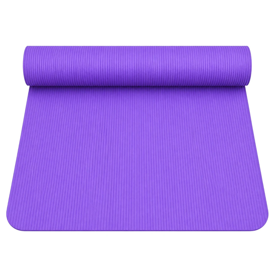 Sadlo Purple Textured Exercise Mat for Yoga Fitness and Home Workouts