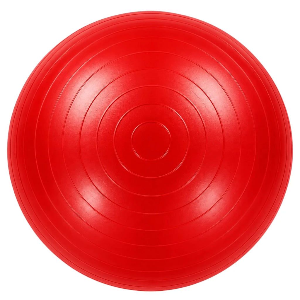 Sadlo Red Textured Exercise Ball for Yoga Fitness and Balance Training