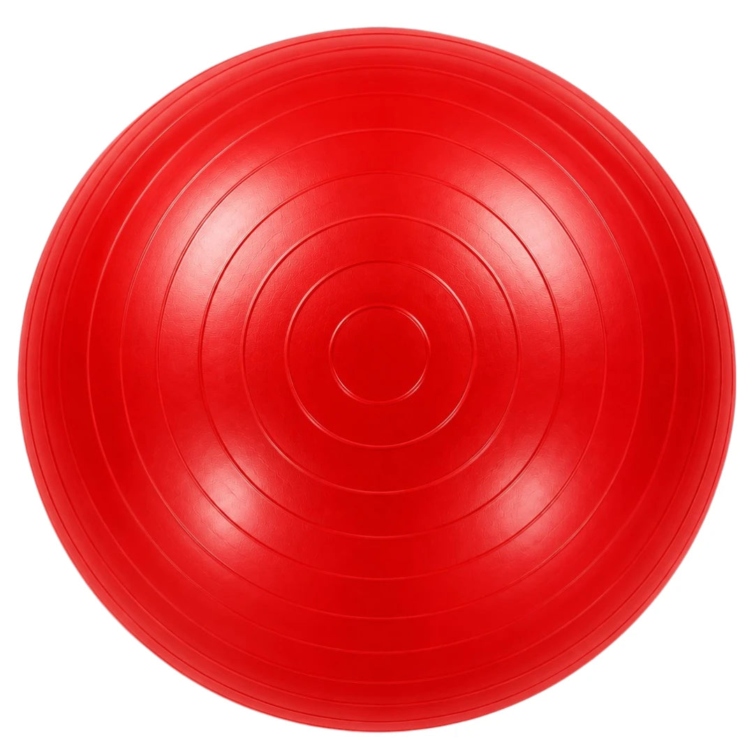 Sadlo Red Textured Exercise Ball for Yoga Fitness and Balance Training