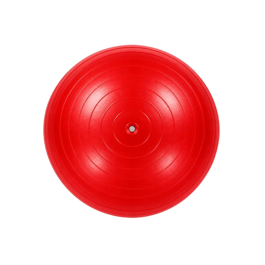 Sadlo Red Textured Exercise Ball for Yoga Fitness and Balance Training