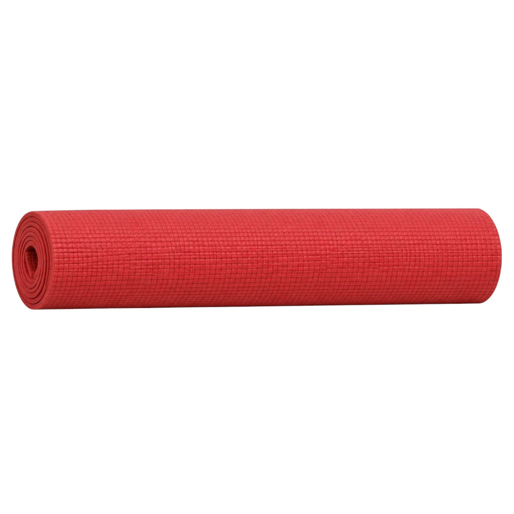 Sadlo Red Textured Exercise Mat for Yoga Fitness and Home Workouts