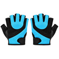 Fingerless Padded Workout Gloves with Adjustable Wrist Support